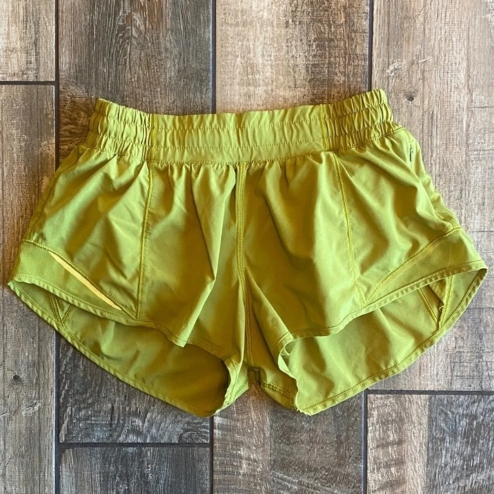 Lululemon Athletica Light Olive Athletic Shorts